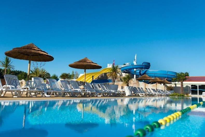 Mobilhome 6/8 Pers. Camping Siblu Les Charmettes Ле-Мат Экстерьер фото