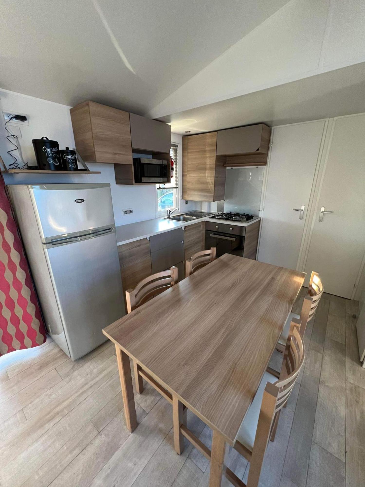 Mobilhome 6/8 Pers. Camping Siblu Les Charmettes Ле-Мат Экстерьер фото